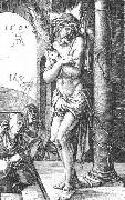 Albrecht Durer Man of Sorrows by the Column oil